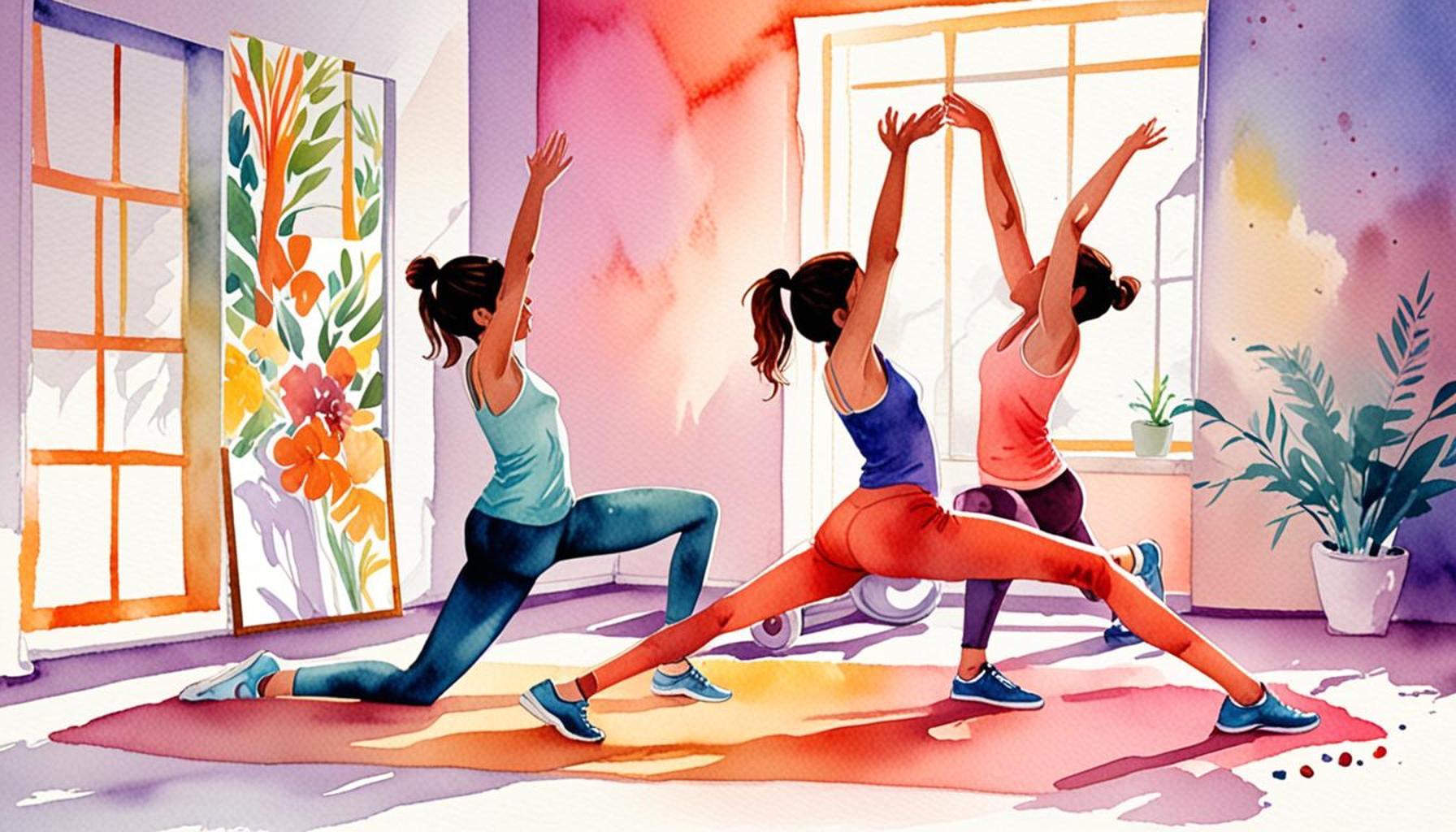 The importance of warming up and stretching in the exercise routine