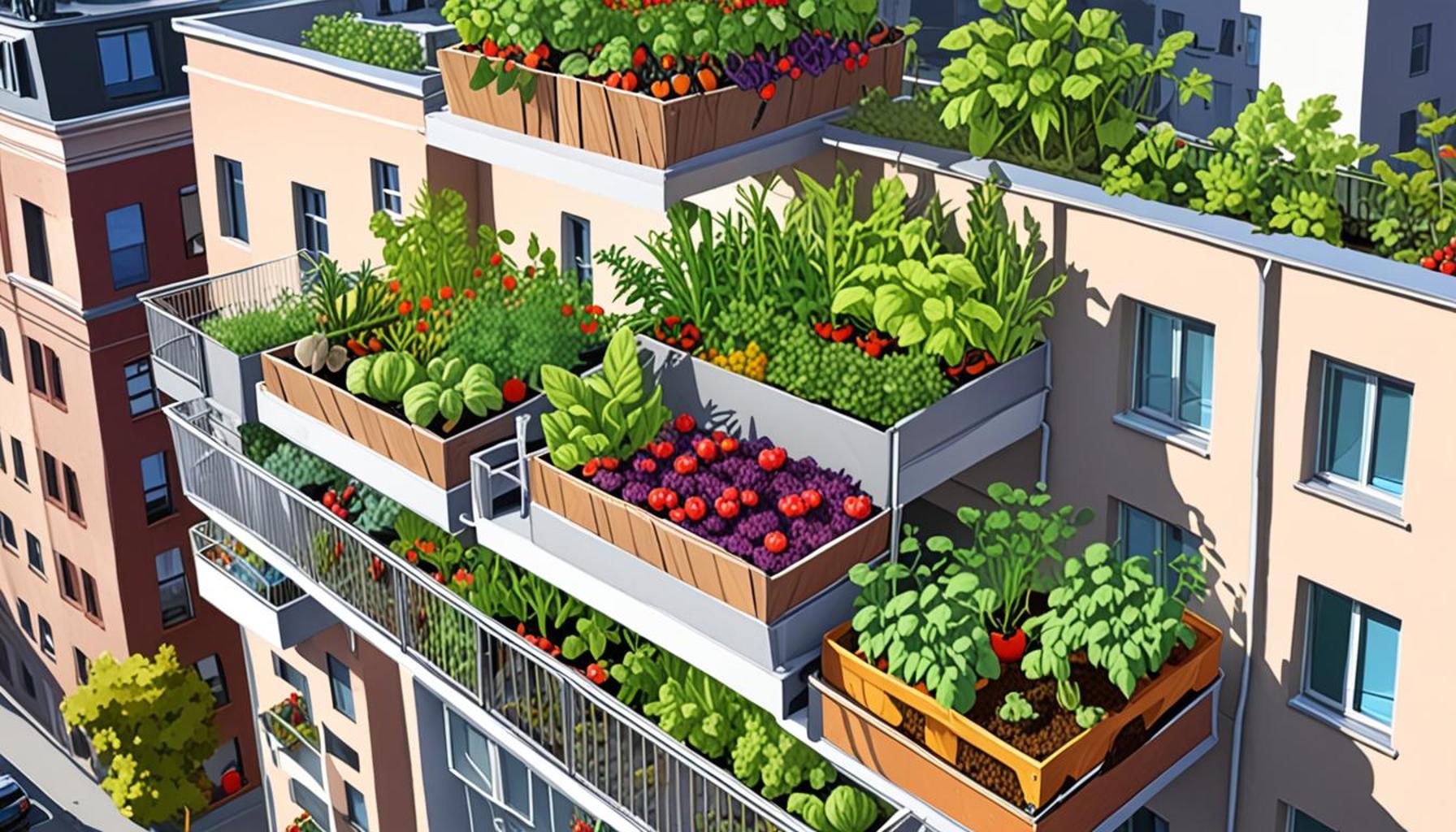 Cultivating Edible Plants in Urban Environments: Strategies for Balcony and Terrace Gardens
